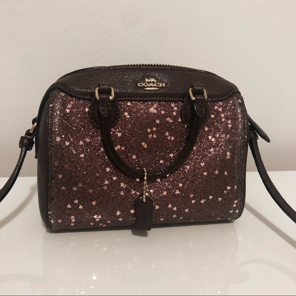 Limited edition mini coach speedy crossbody purse